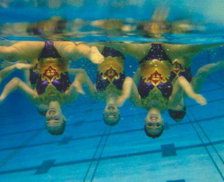 Madeleine Hines, PT, DPT brings her experience as a synchronized swimmer to her job as a sports physical therapist